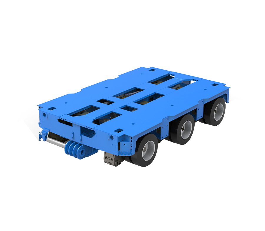 KTG-3 hydrauliske aksler line trailer med 3 akslet (SPT)