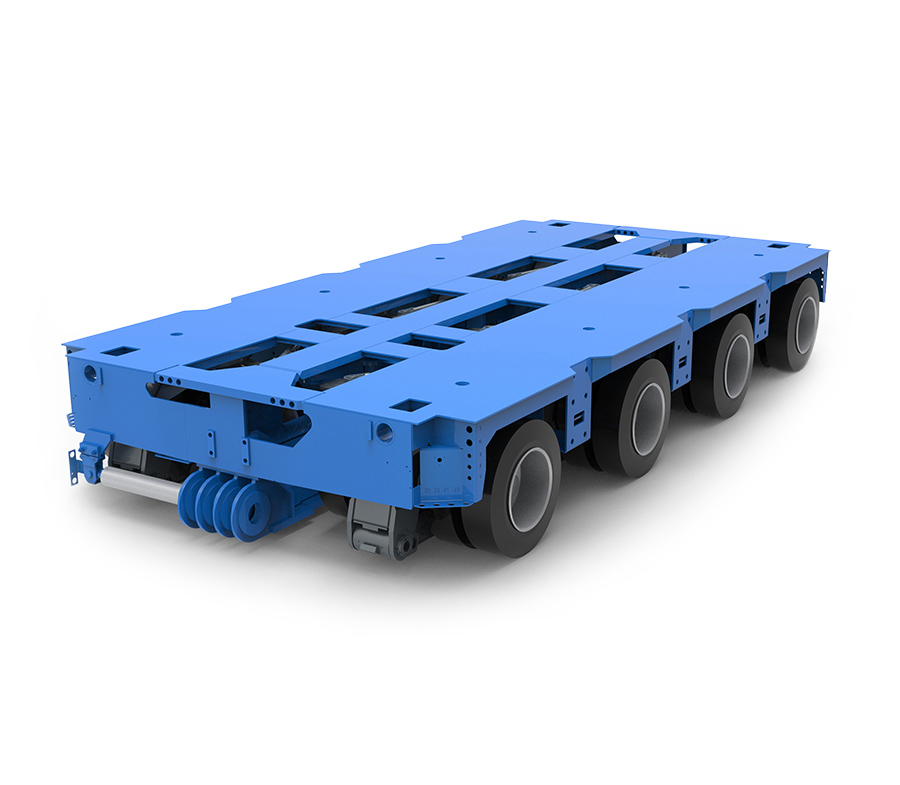 KTG-4 hydrauliske aksler line trailer med 4 akslet (SPT)