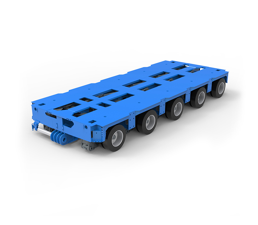 KTG-5 hydrauliske aksler line trailer med 5 akslet (SPT)