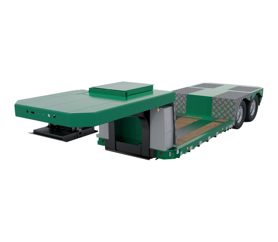LT-PI1 Sættevogn til transport af præcisionsinstrumenter med lav flatbed